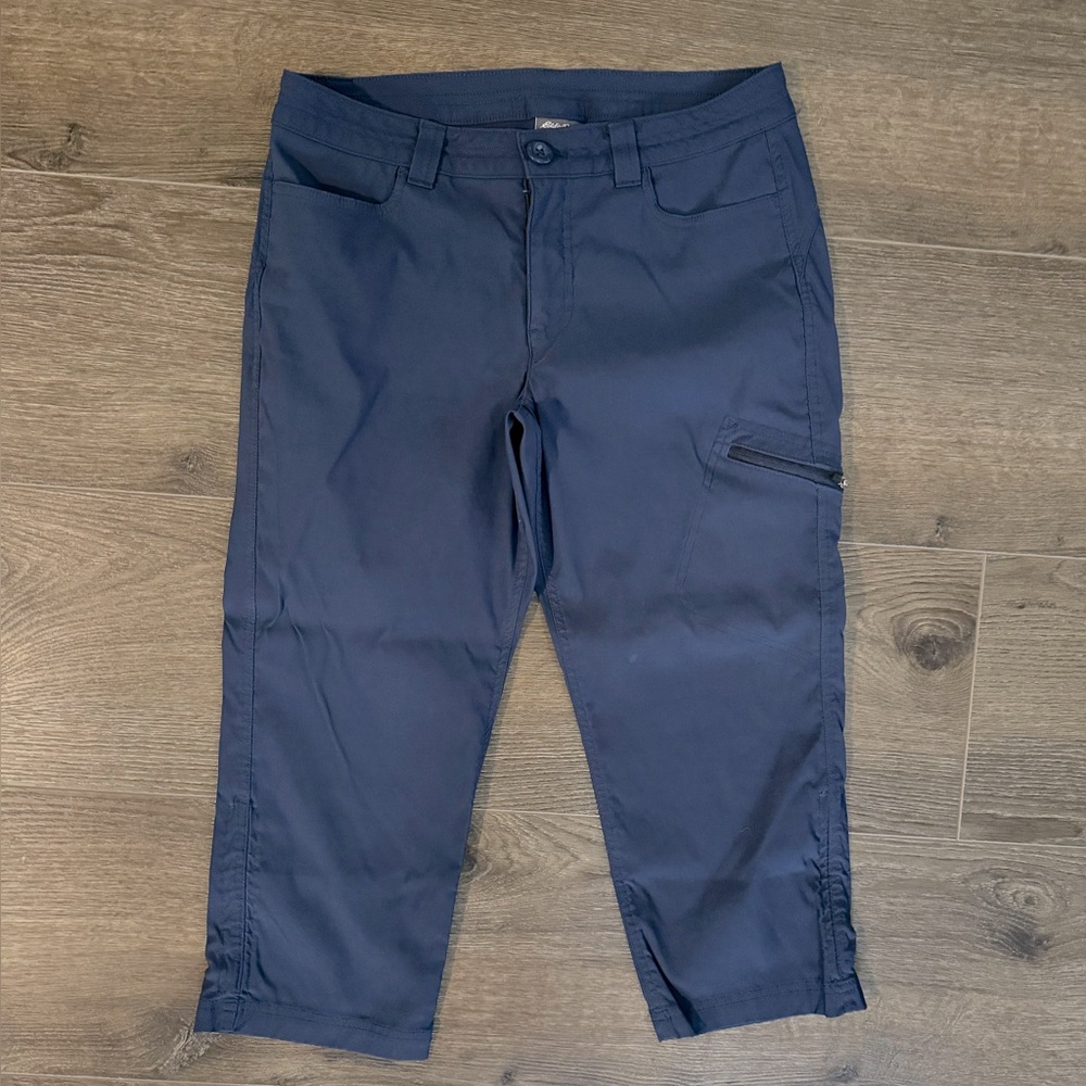Eddie Bauer Navy Blue Capris Hiking Pants Size 6